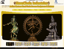 Tablet Screenshot of navacholasculptures.com
